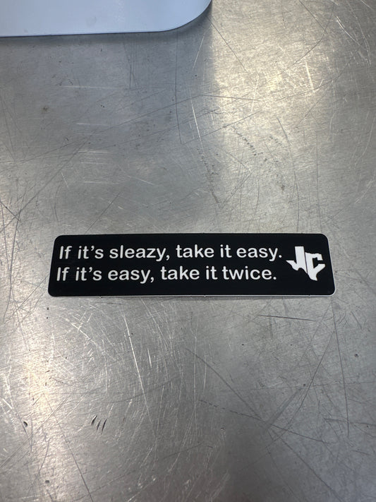 Sleazy sticker