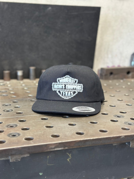 JC Barbwire and shield hat